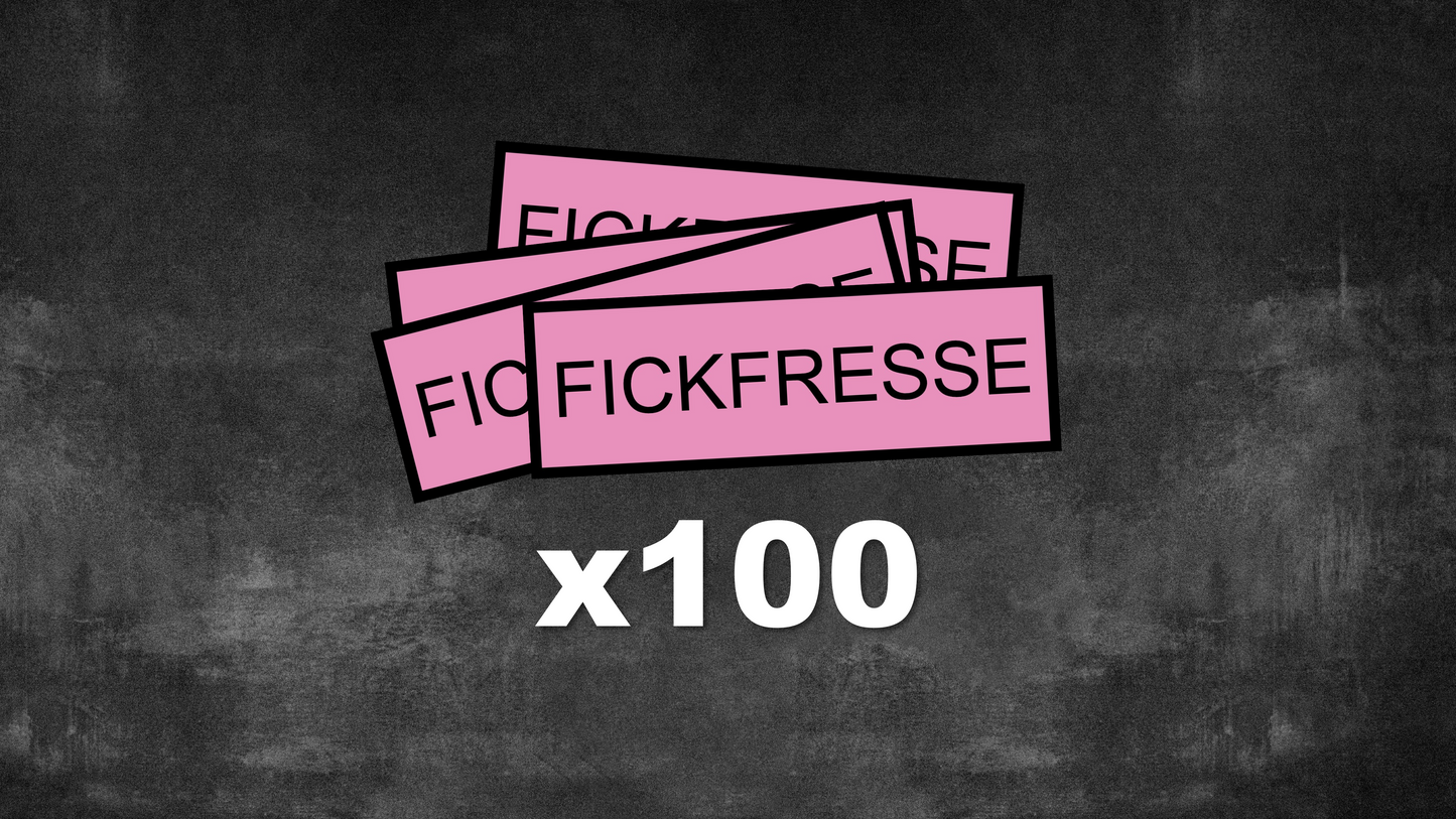 Level 2: Fickfresse Party-Pack (100 Stück)